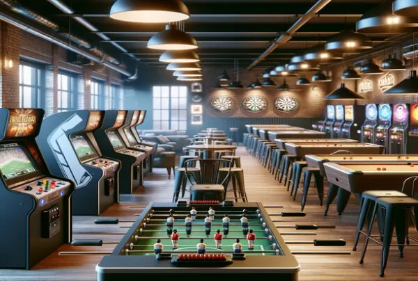 Máquinas arcade y futbolines en línea